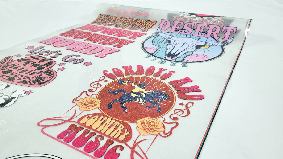 Glitter DTF Gang Sheets