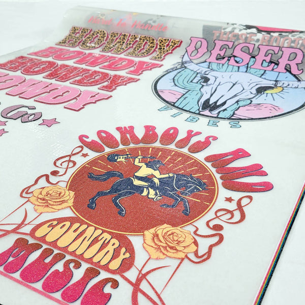 Glitter DTF Gang Sheets